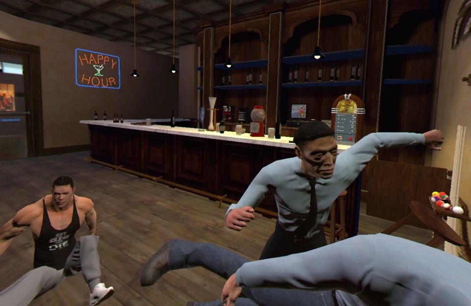 Drunkn Bar Fight (updated) - THE VR GRID